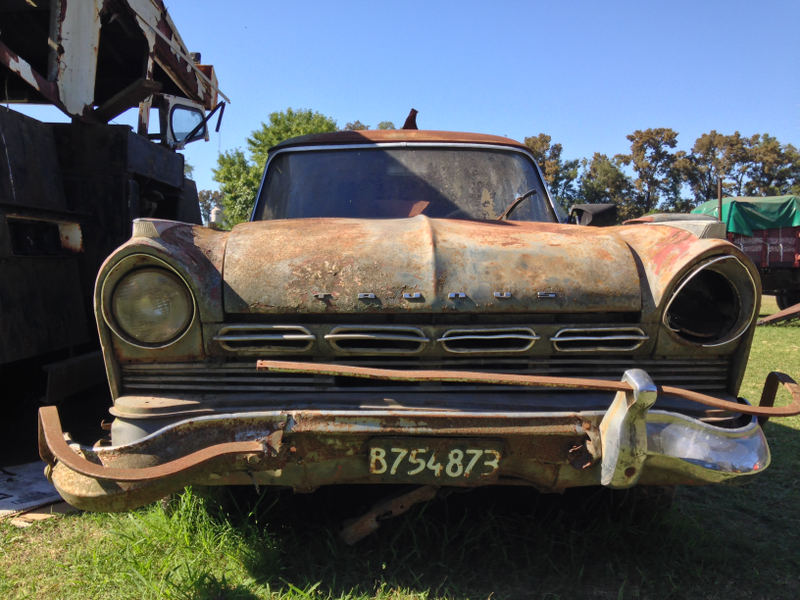 Illustration for article titled I was in Argentina last week and stumbled upon a pile of old trucks and tractors
